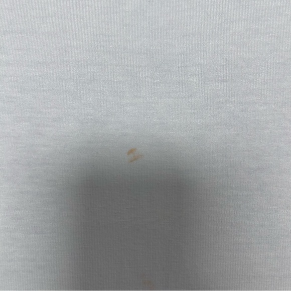 Anatomie white Henley top size large long sleeve stretch travel pockets STAIN - Picture 7 of 7